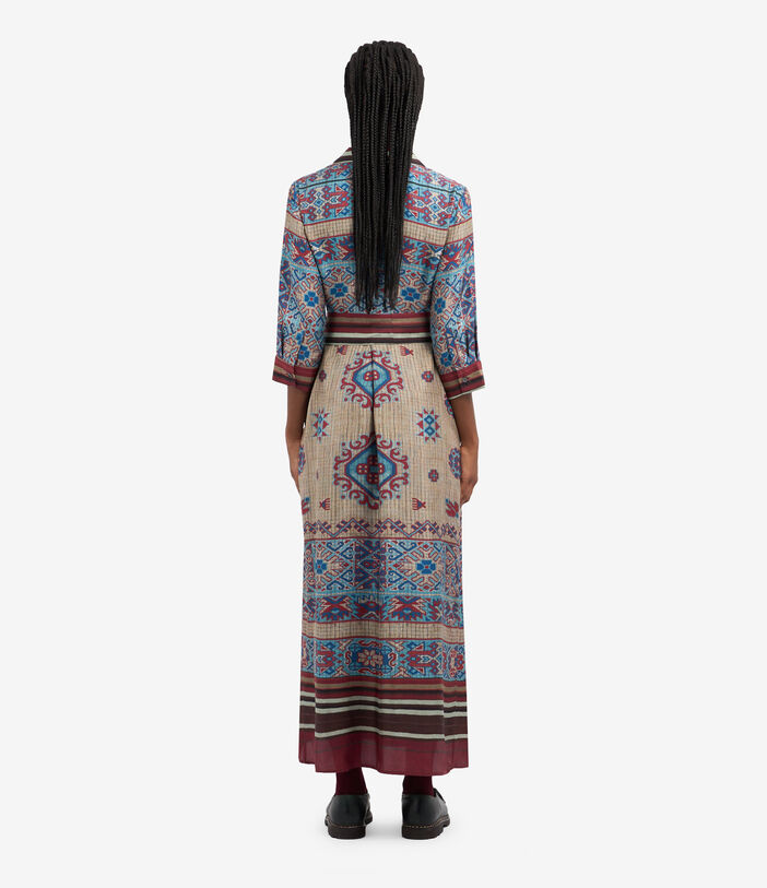 Pierre Louis Mascia ALOE Shirt Dress Silk Multicolor ALOESAB11899SE513342101
