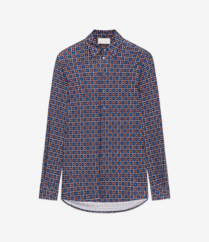 Pierre Louis Mascia FEBO Longsleeve Shirt Silk Multicolor FEBOSCML12316SE139345101