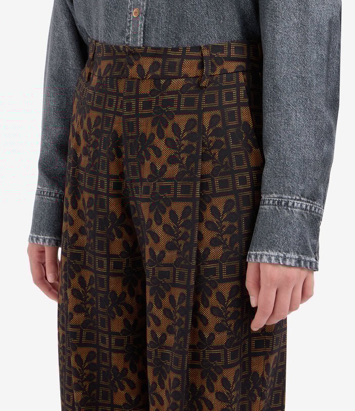 Pierre Louis Mascia BEATEX Trousers Wool Multicolor BEATEXSPT12614WO143915101