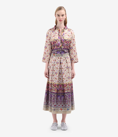 Pierre Louis Mascia SALATO Skirt Cotton Multicolor SALATOSGO12360CO514869101