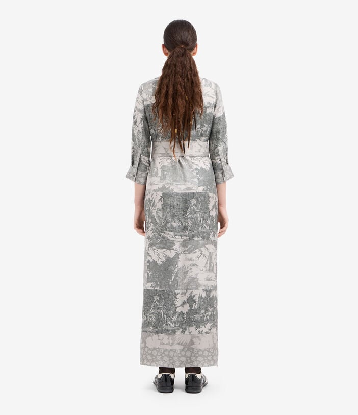 Pierre Louis Mascia ALOEGUM Shirt Dress Silk Pierre Louis Mascia ALOEGUM Shirt Dress Silk CENERE ALOEGUMSAB11899SE516037104
