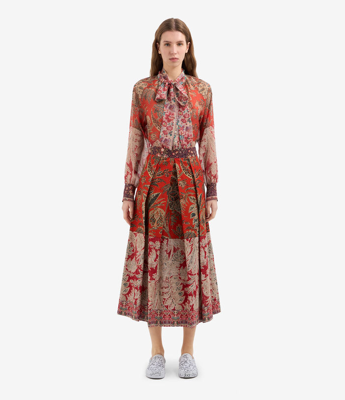 Pierre Louis Mascia SALATO Skirt Cotton SPICE RED SALATOSGO12360CO514868101