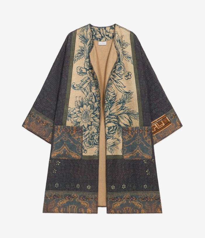 Pierre Louis Mascia PANCAKE Kimono Wool Pierre Louis Mascia PANCAKE Kimono Wool Multicolor PANCAKESKM12254WO513425101
