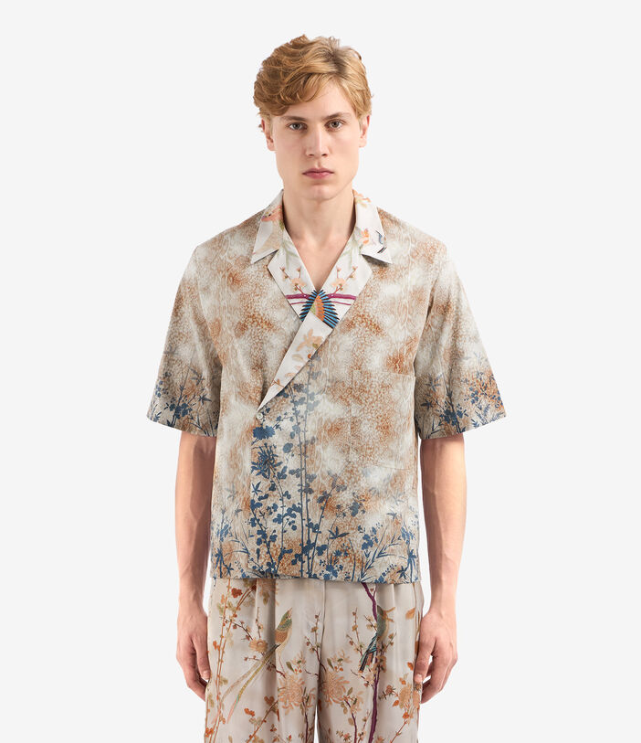 Pierre Louis Mascia DIOMEDE Shortsleeve Shirt Cotton Multicolor DIOMEDESCMC12464CO514905101