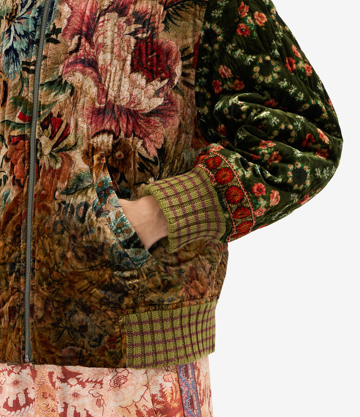 Pierre Louis Mascia KANADAG Bomber Jacket Viscose Silk Multicolor KANADAGBM12696VI516686101