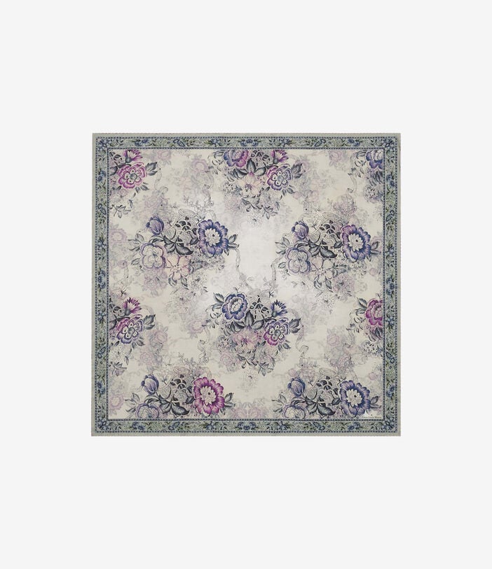 Pierre Louis Mascia CIALDA Bandana Scarf Silk 90x90 CENERE ROSATA CIALDATW090X090MSE517541101