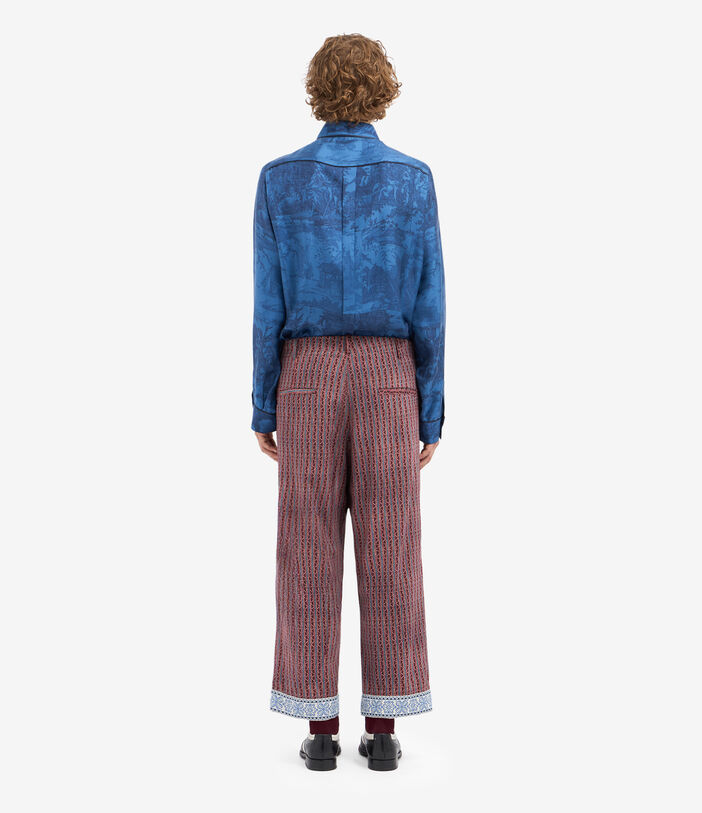 Pierre Louis Mascia DYLAN Trousers Virgin wool Multicolor DYLANSPT12172WV143903101