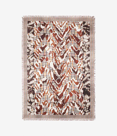 Pierre Louis Mascia ALOEUW Shawl Scarf Silk 135x195 Multicolor ALOEUWSW135X195S4SE51563510118