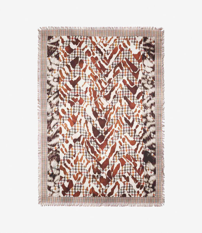 Pierre Louis Mascia ALOEUW Shawl Scarf Silk 135x195 Pierre Louis Mascia ALOEUW Shawl Scarf Silk 135x195 Multicolor ALOEUWSW135X195S4SE51563510118