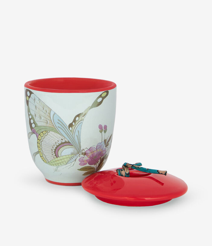 Pierre Louis Mascia CANDH Floral Candle Ceramic/Earthenware LIGHT BLUE CANDHAP11CRMAZZURRO