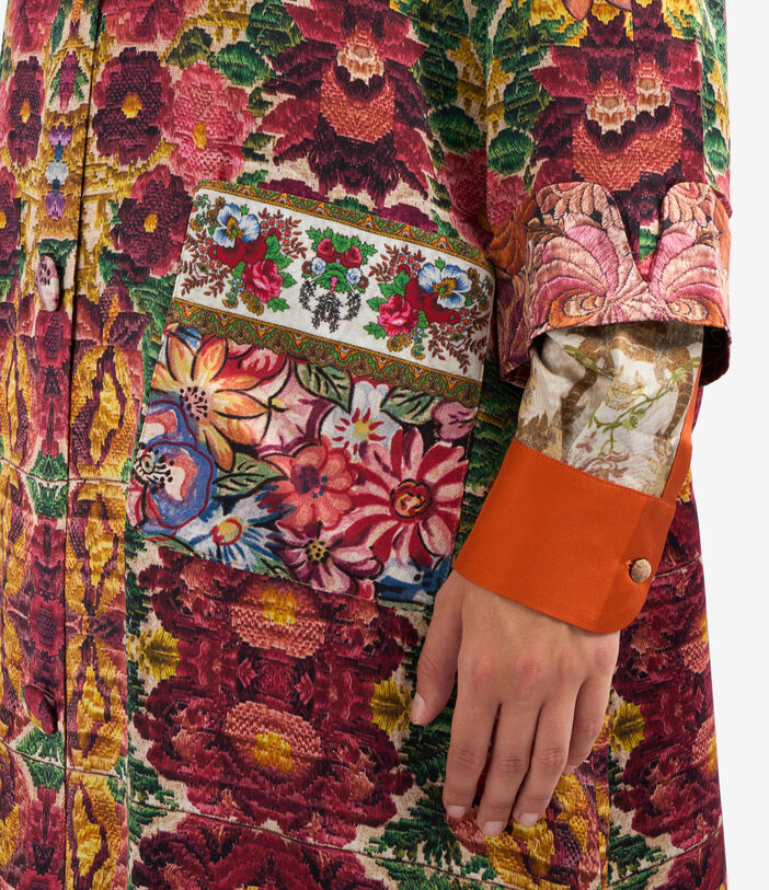 Pierre Louis Mascia ADANA Coat Silk Multicolor ADANACPT12261SE513380101