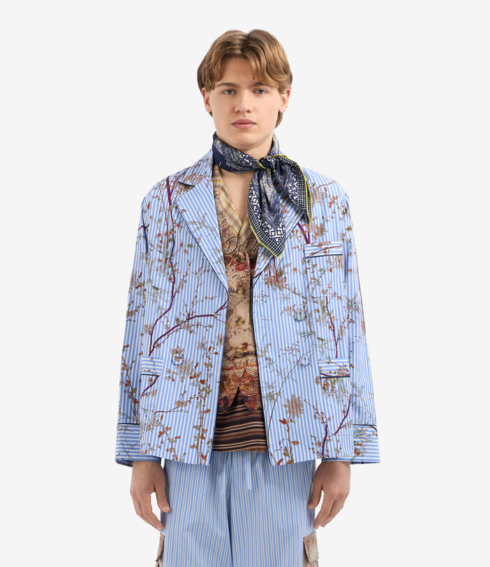 Pierre Louis Mascia ALOEUW Bandana Scarf Silk 67x67 NAVY ALOEUWSW067X067MSE51480210118