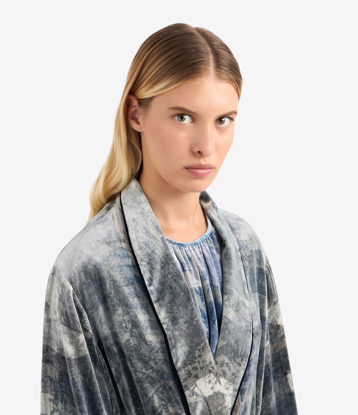 Pierre Louis Mascia KANPUR Dressing Gown Viscose Silk Multicolor KANPURSVVT11668L124VI513579101