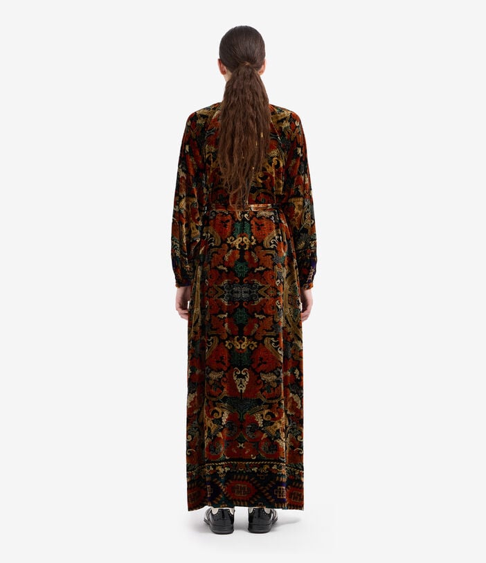 Pierre Louis Mascia KANADA Shirt Dress Viscose Silk Pierre Louis Mascia KANADA Shirt Dress Viscose Silk KILIM KANADAAB12238VI516453101