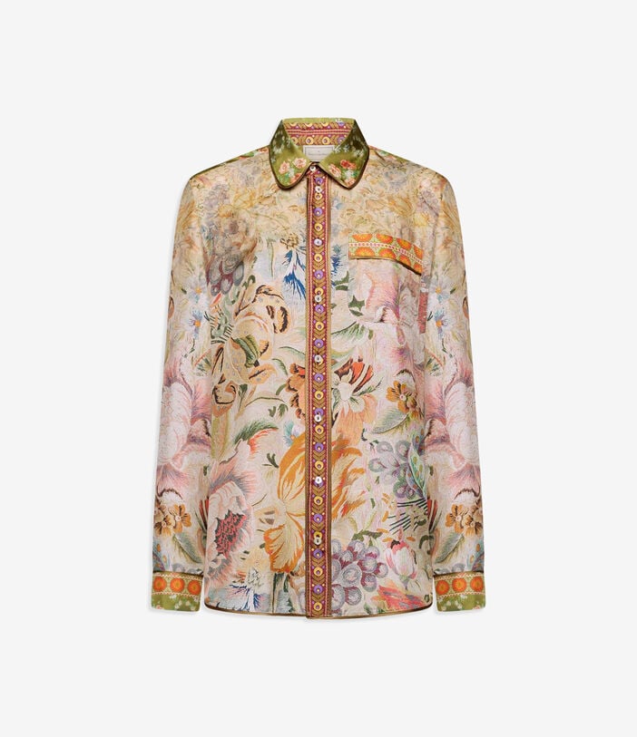 Pierre Louis Mascia ALOE Longsleeve Shirt Silk Pierre Louis Mascia ALOE Longsleeve Shirt Silk Multicolor ALOESCML10642SE516217101