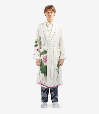 Pierre Louis Mascia ALOEGOTS Dressing Gown Silk Multicolor ALOEGOTSSVT12477SE514662101