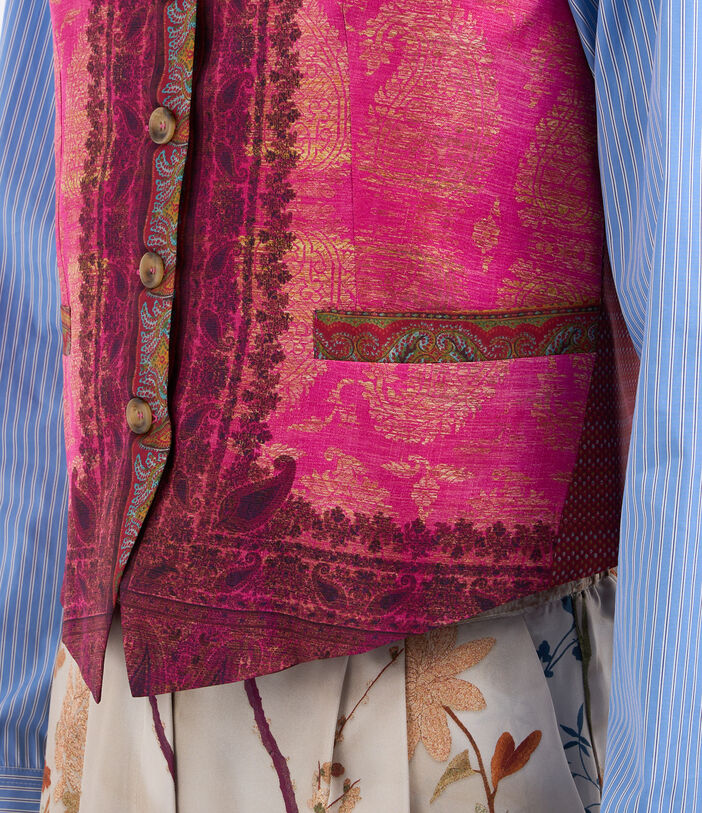 Pierre Louis Mascia ALODOX Gilet Silk FUCHSIA ALODOXGL12535SE515095101