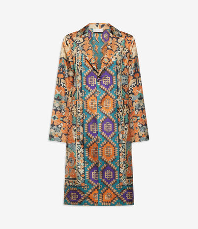 Pierre Louis Mascia CIALDA Coat Silk KILIM CIALDACPT12107SE516413101
