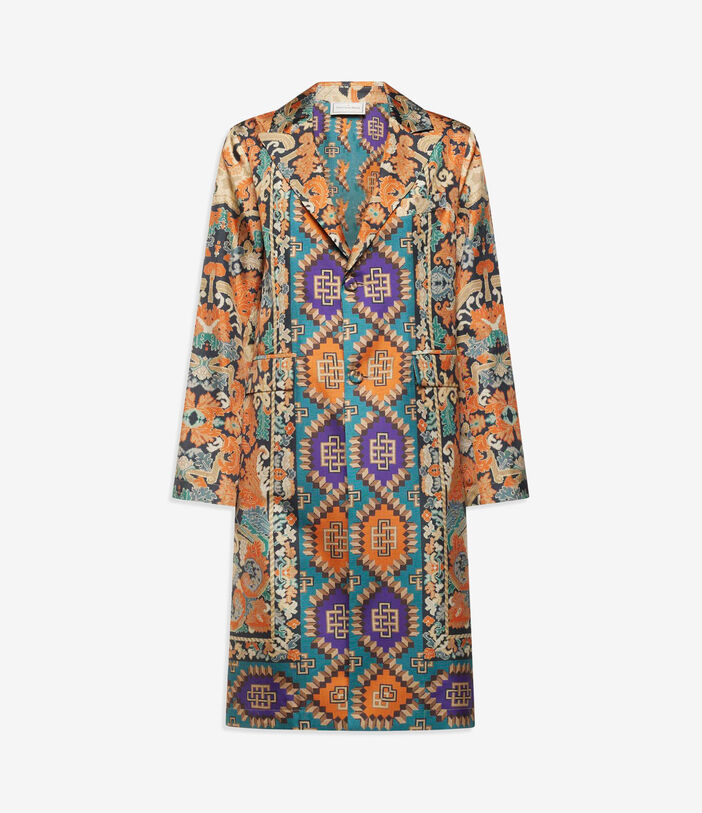 Pierre Louis Mascia CIALDA Coat Silk KILIM CIALDACPT12107SE516413101