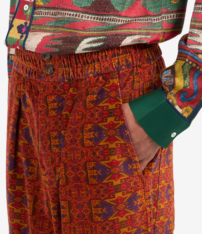 Pierre Louis Mascia REVENGE Trousers Cotton Multicolor REVENGESOVPT11407CO139353103