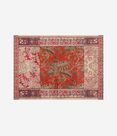 Pierre Louis Mascia HAWNBCI Shawl Scarf Cotton Silk 135x190 SPICE RED HAWNBCISW135X190PCO51433110130