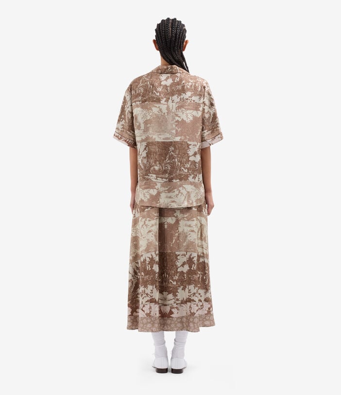 Pierre Louis Mascia ALOE Shortsleeve Shirt Silk TERRA CIPRIATA ALOESCMC11927SE518137104