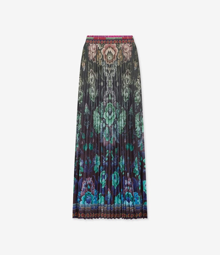 Pierre Louis Mascia CETO Pleated Maxi Skirt Polyester PEONIA CETOSGO11564PL518000101