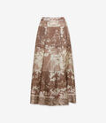 Pierre Louis Mascia ALOE A-line Skirt Silk TERRA CIPRIATA ALOESGO12353SE518136104