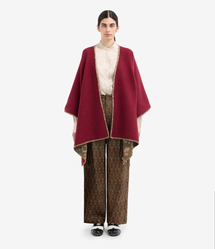 Pierre Louis Mascia PANCAKE Poncho Cape Wool Pierre Louis Mascia PANCAKE Poncho Cape Wool Multicolor PANCAKESGAPH006WO516616101