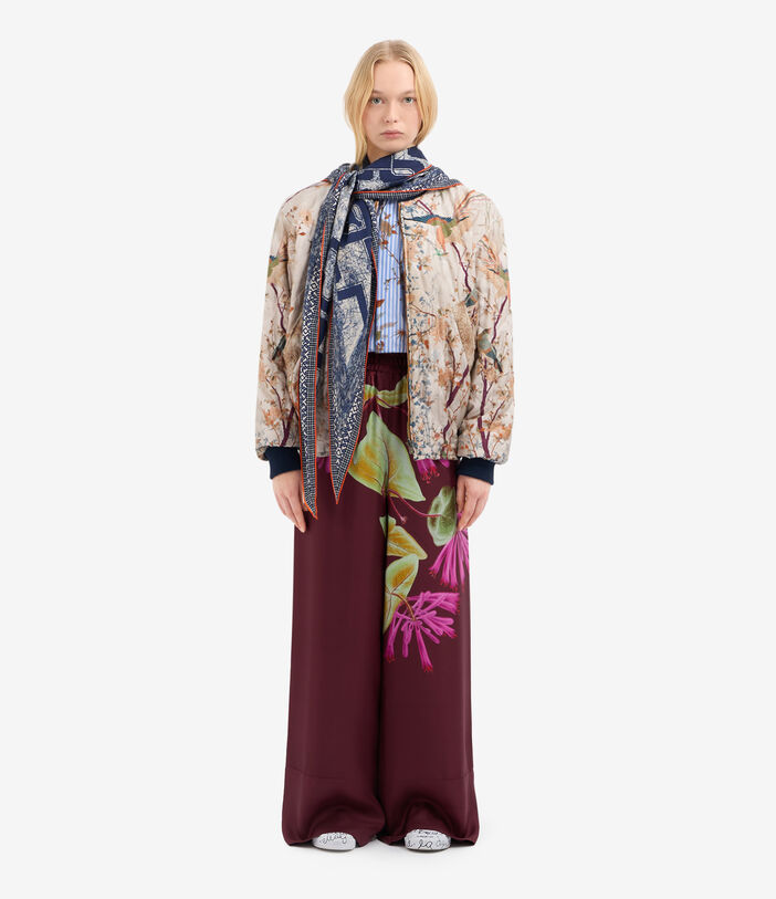 Pierre Louis Mascia ALOEGOTS Palazzo Trousers Silk Multicolor ALOEGOTSSPT11903SE514666101
