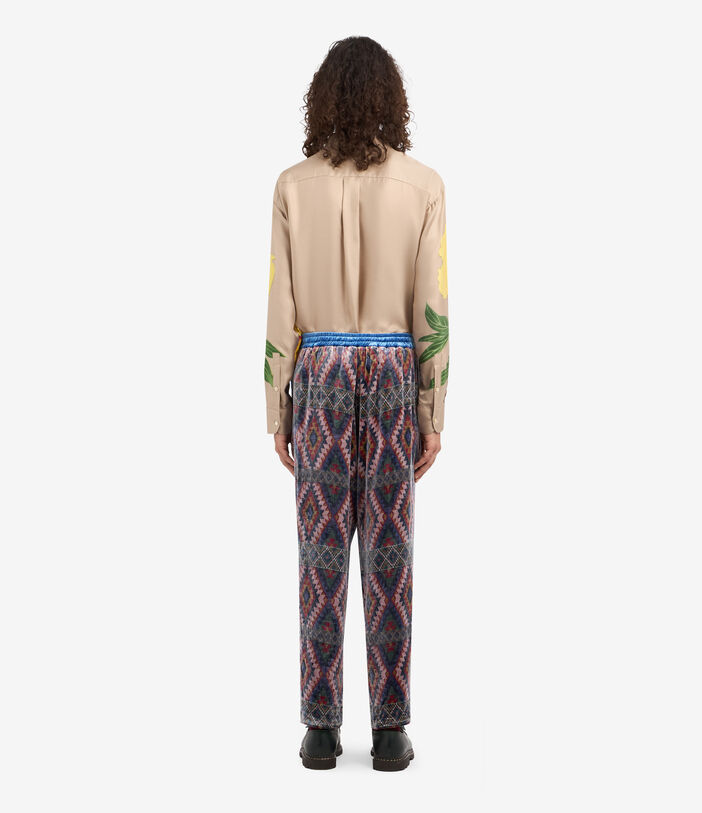 Pierre Louis Mascia KANPUR Trousers Viscose Silk Multicolor KANPURSVPT11667VI513581101