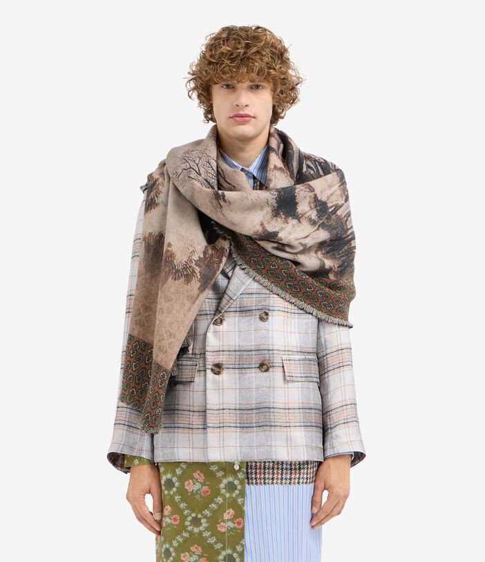 Pierre Louis Mascia PANCAKE Throw Wool 130x190 Multicolor PANCAKESGA130X190SWO515629101600
