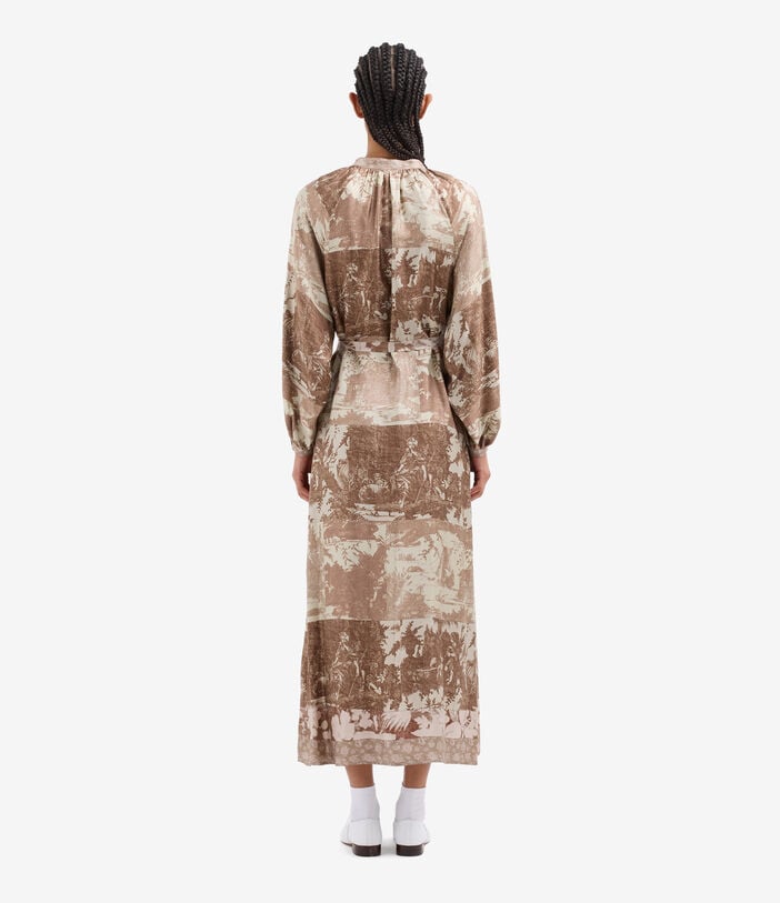 Pierre Louis Mascia ALOE Shirt Dress Silk TERRA CIPRIATA ALOESAB11524SE518012104