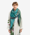 Pierre Louis Mascia ALOEUW Shawl Scarf Silk 135x195 AQUAMARINE ALOEUWSW135X195S4SE51433210118