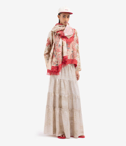 Pierre Louis Mascia ALOE Longsleeve Shirt Silk FIORI D&rsquo;ARGILLA ALOESCML10061SE518058101