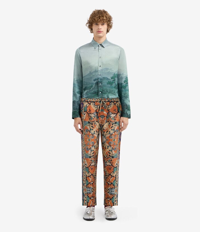 Pierre Louis Mascia ALOE Trousers Silk Pierre Louis Mascia ALOE Trousers Silk KILIM ALOESPT10959SE516278101