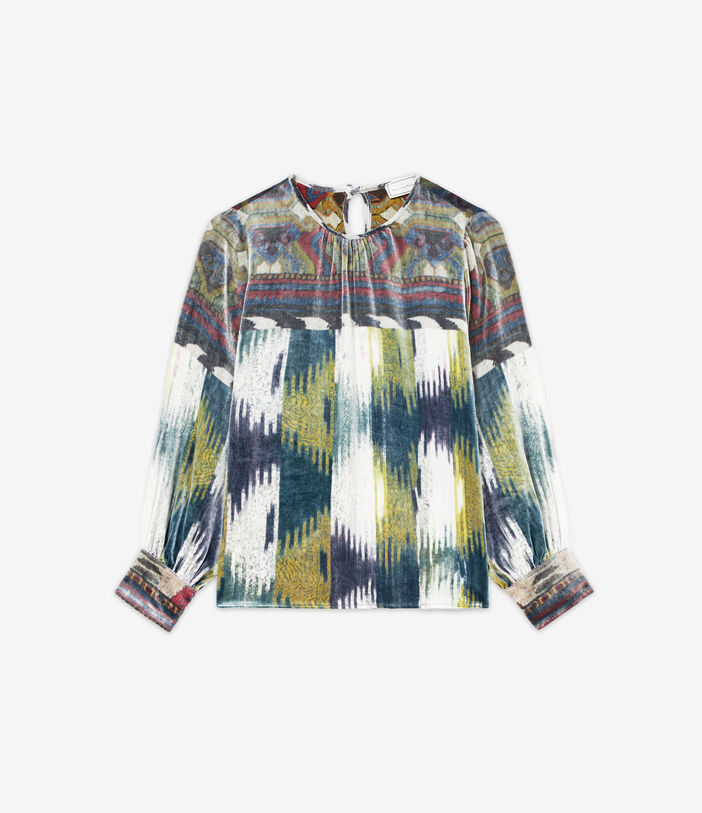 Pierre Louis Mascia KANPUR Longsleeve Shirt Viscose Silk Multicolor KANPURSVCML11947VI513603101