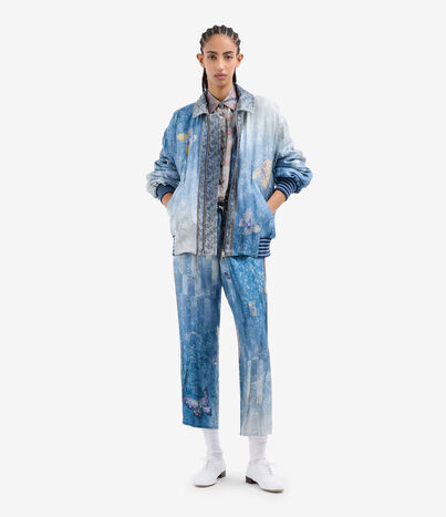 Pierre Louis Mascia ALOE Trousers Silk CIELO VELATO ALOESPT10959SE517909101