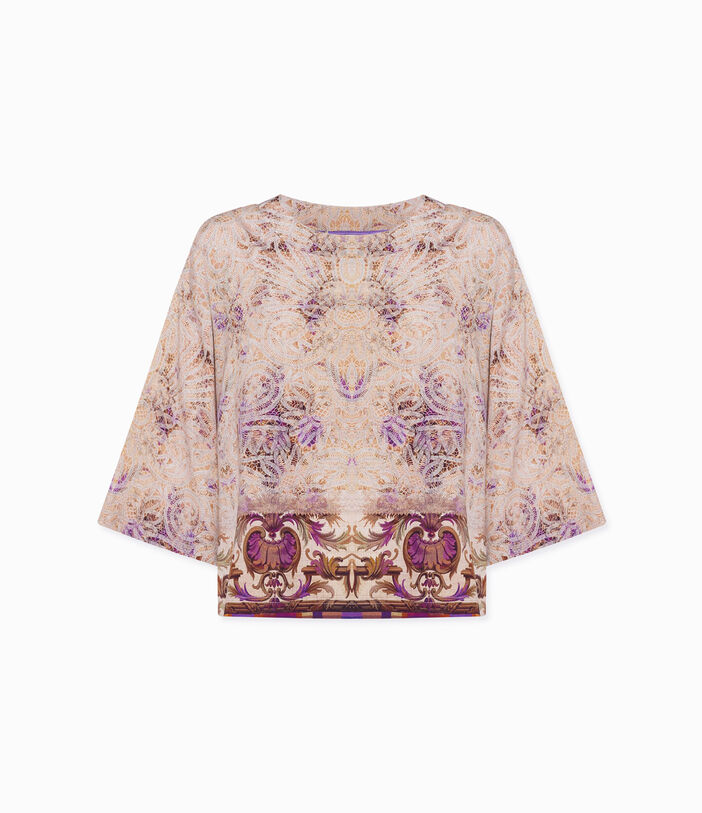 Pierre Louis Mascia ADANASTR Shortsleeve Shirt Silk ARAZZO DI LAVANDA ADANASTRSVCMC10471SE518202101