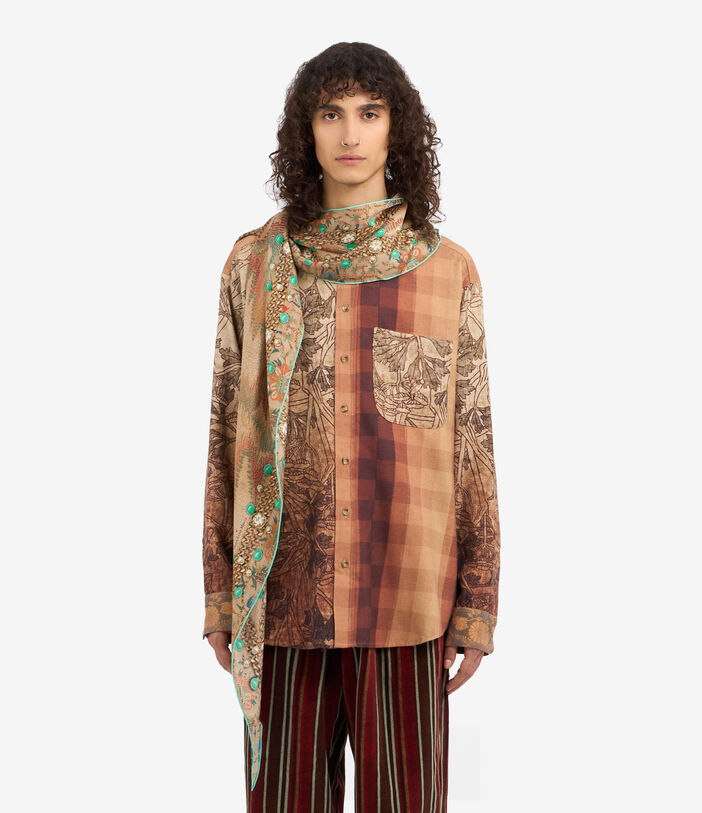 Pierre Louis Mascia ALOEUW Scarf Silk 65x120 Multicolor ALOEUWSW065X120LMFSE51273910118