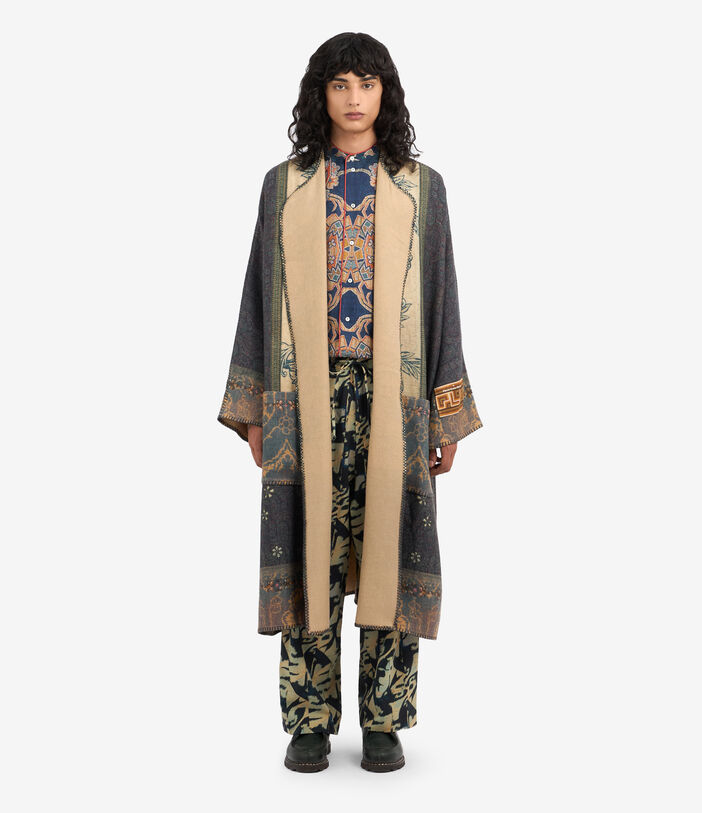 Pierre Louis Mascia PANCAKE Kimono Wool Pierre Louis Mascia PANCAKE Kimono Wool Multicolor PANCAKESKM12254WO513425101