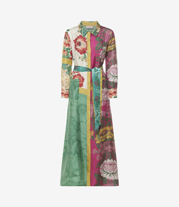 Pierre Louis Mascia ALOE Dress Silk Multicolor ALOESAB12179SE511819101