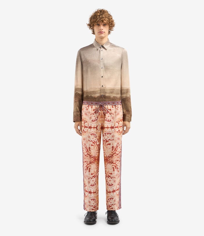 Pierre Louis Mascia ALOE Trousers Silk Pierre Louis Mascia ALOE Trousers Silk Multicolor ALOESPT10959SE516277101