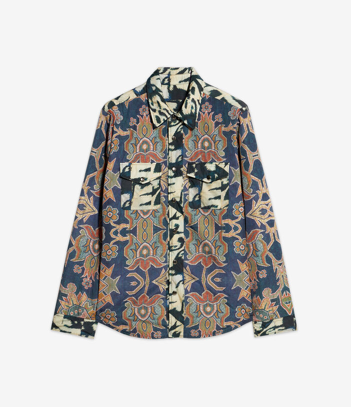 Pierre Louis Mascia INTEGMOS Longsleeve Shirt Polyamide Multicolor INTEGMOSCML10973PA513554101
