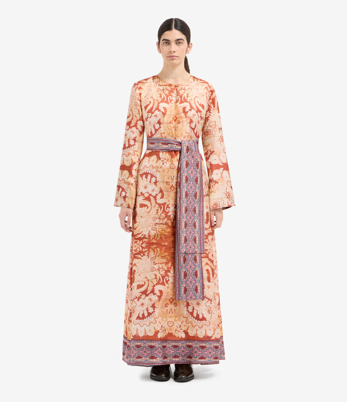 Pierre Louis Mascia ALOE Dress Silk ZAFFERANO ALOESAB12365SE516383101