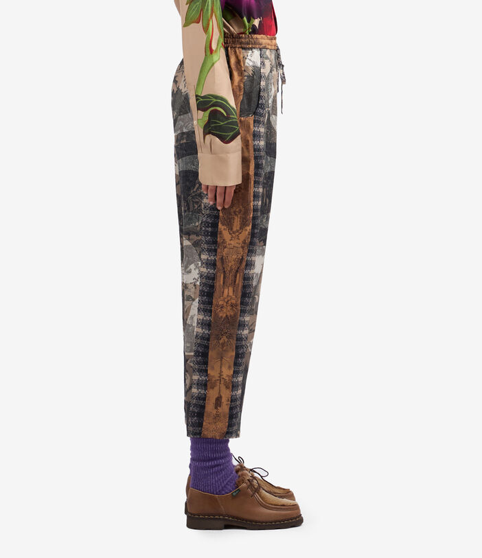Pierre Louis Mascia ALOE Trousers Silk Multicolor ALOESPT10959SE513282101