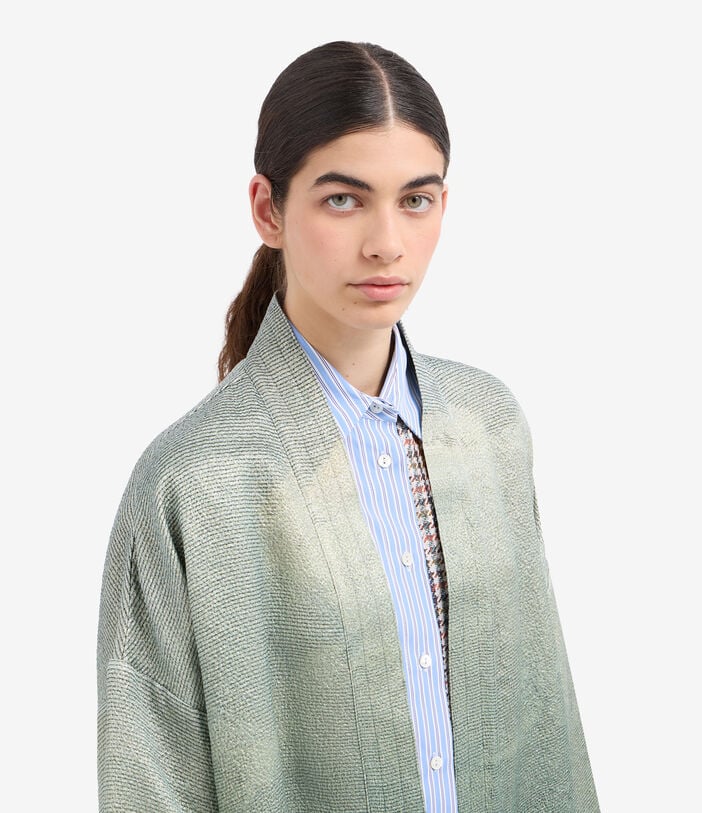 Pierre Louis Mascia PAX Kimono Wool Multicolor PAXSWKM12187WO516401101