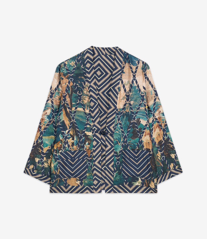 Pierre Louis Mascia ALOE Jacket Silk Multicolor ALOEGC12045SE513519101