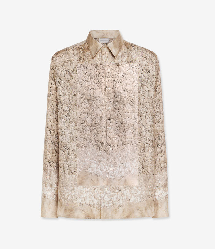 Pierre Louis Mascia ALOE Longsleeve Shirt Silk ARAZZO ANTICO ALOESCML10643SE517722101