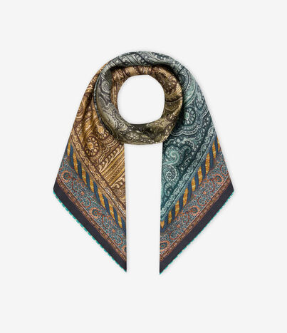 Pierre Louis Mascia CIALDA &Eacute;charpe Bandana Soie 90x90 TAPPETO DI CRETA CIALDATW090X090MSE518947101